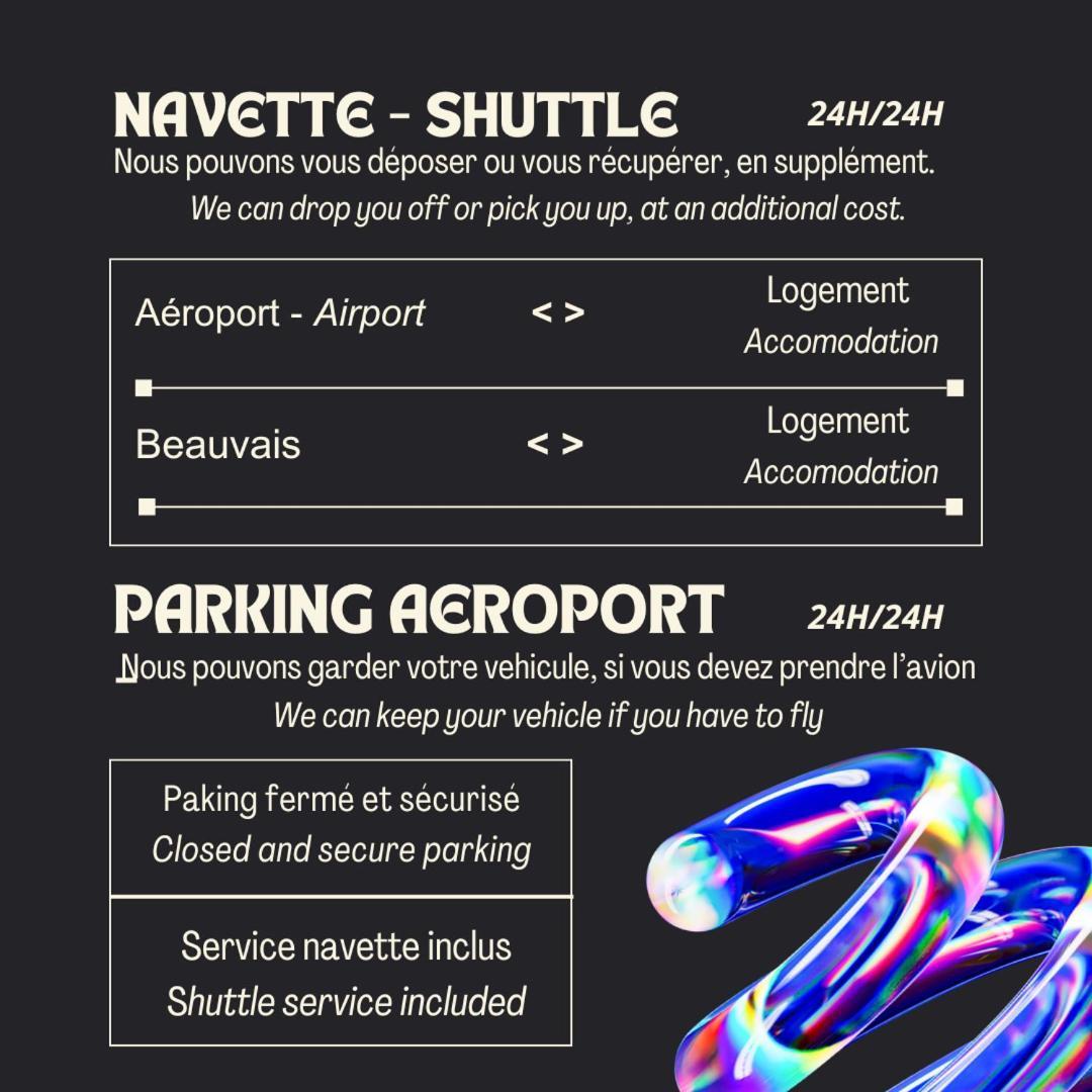 BonlierKay Doudou 60M2 - 5 Min Aeroport - Navette - Parking别墅 外观 照片